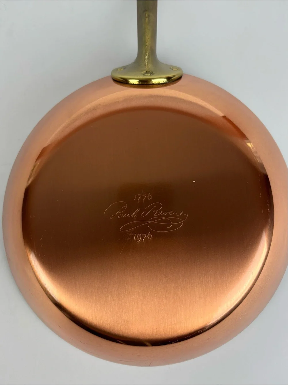 Vintage 1976 Paul Revere Ware Limited Edition 8.5” Copper Skillet Original Tag